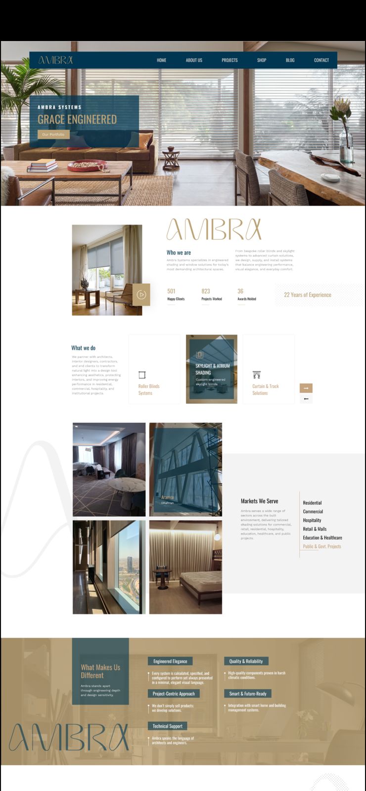 Premium Curtain & Shading Systems Website Launching Soon